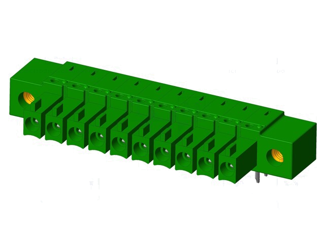 Connector: ontkoppelbare terminal strip; contact; vrouwelijk Connector: ontkoppelbare terminal strip; contact; vrouwelijk